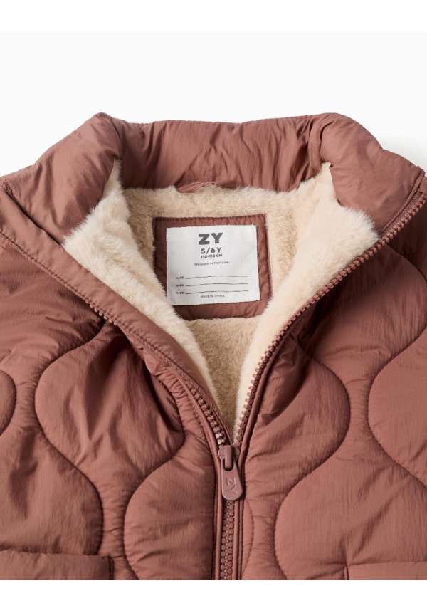 CHAQUETON ROSA ZIPPY