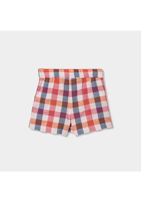 FALDA PANTALON VICHY NARANJA BOBOLI