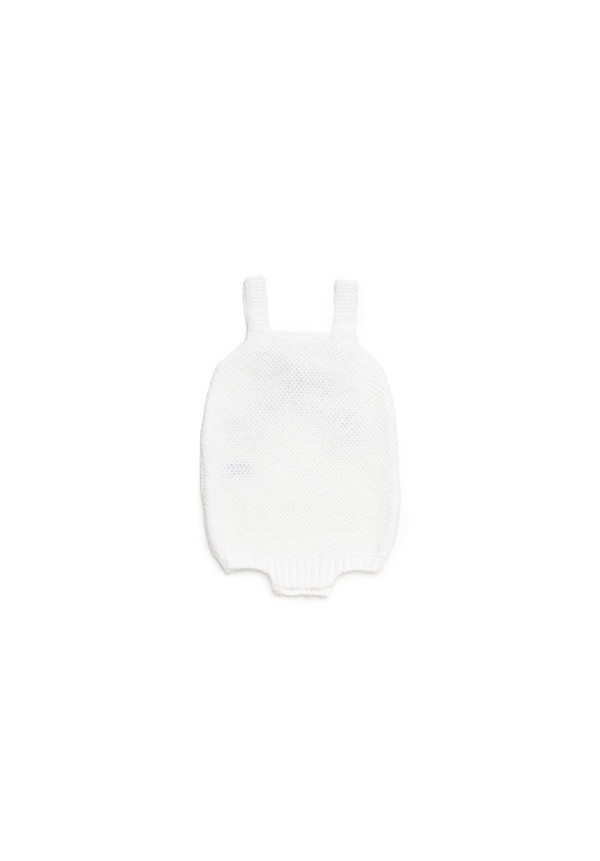 PETO PUNTO RECOGIDAS LAZO BLANCO/BEIG