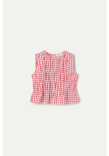 TOP VICHY ROJO COMPAÑIA