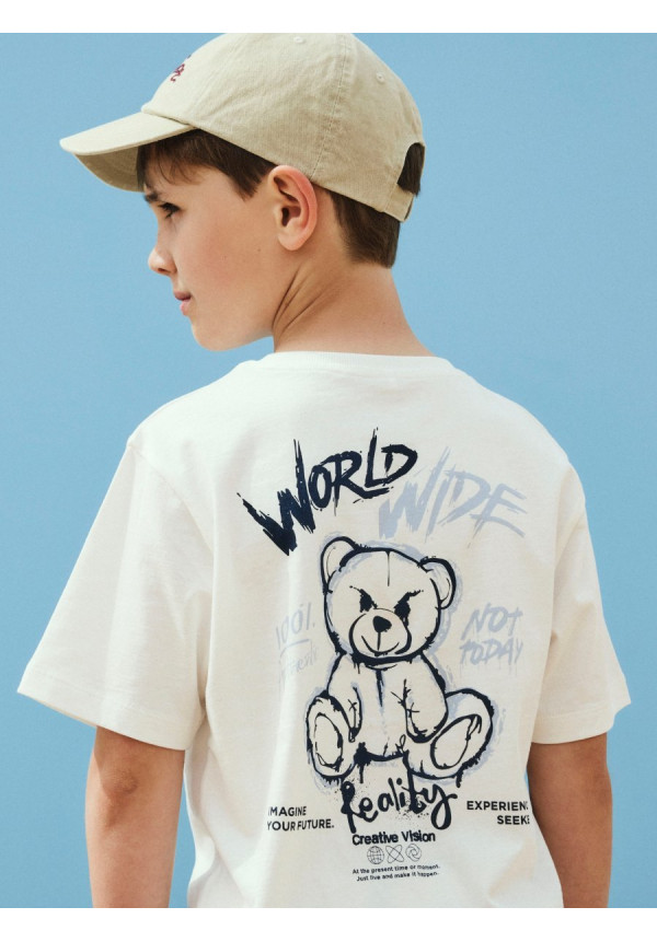 CAMISETA M/C BLANCA OSO